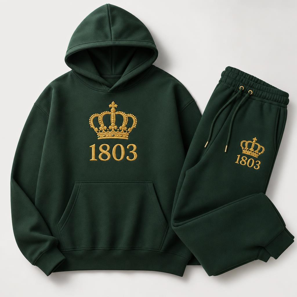 1803 Nation hoodie and pants men/women