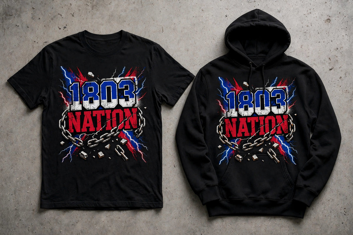 1803 Nation  Unisex t-shirt