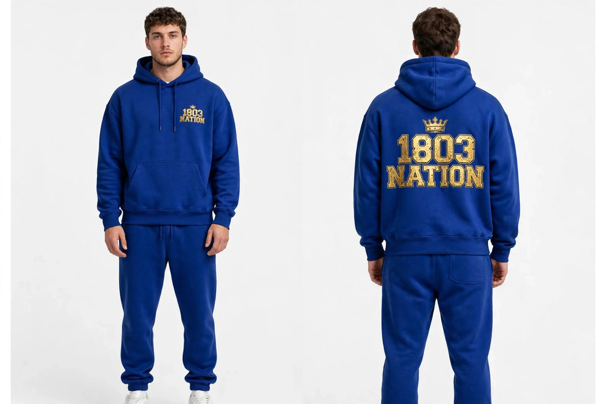 1803 Nation- unisex clothing/ Hoodie/snapback cap