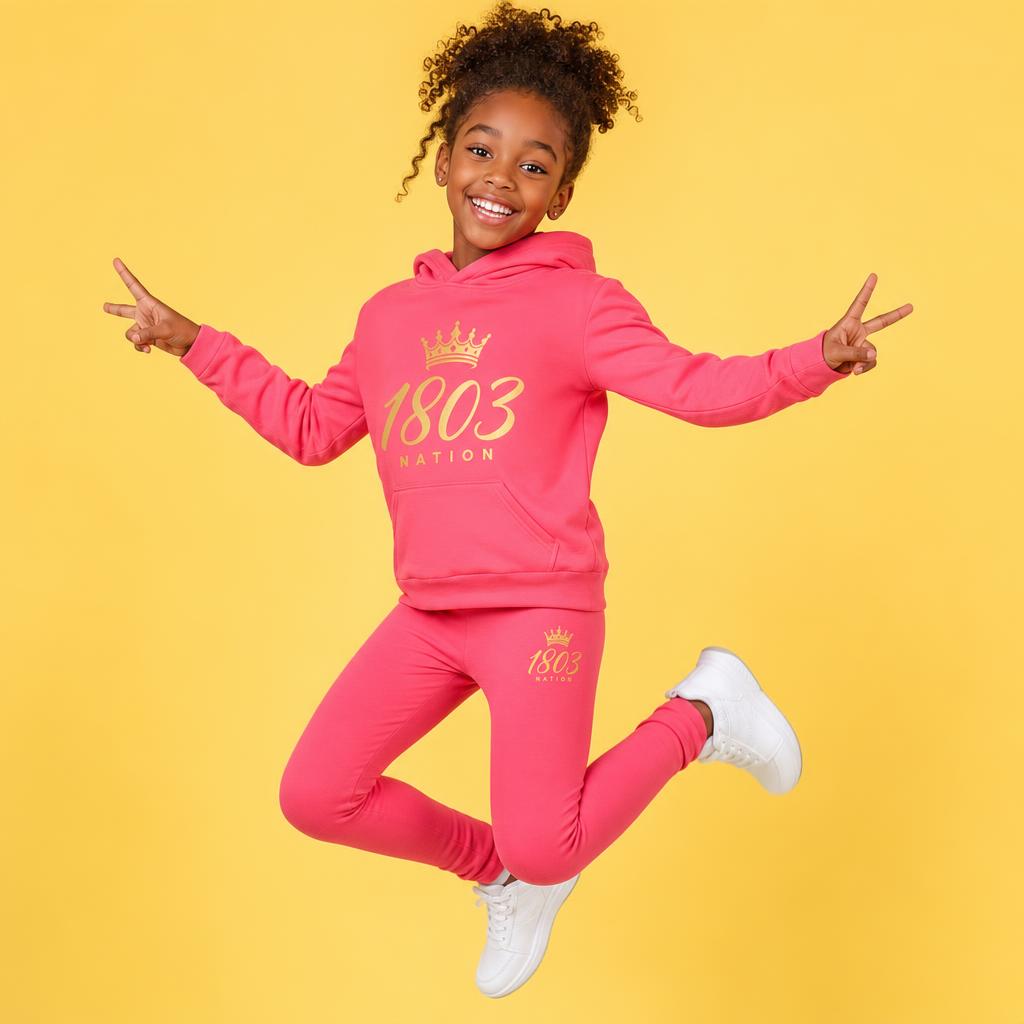 1803 Nation- tracksuit set(2 pieces women and Girls