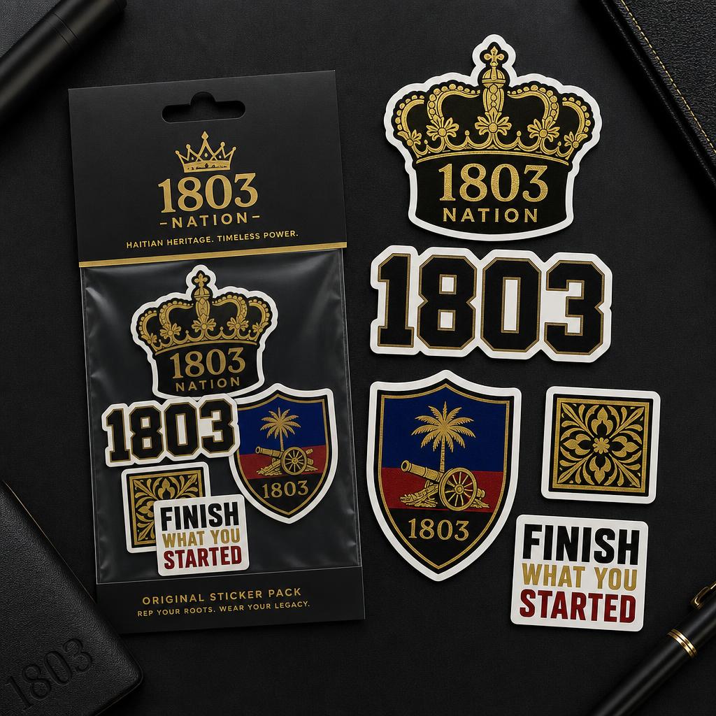1803 Nation-Sticker pack