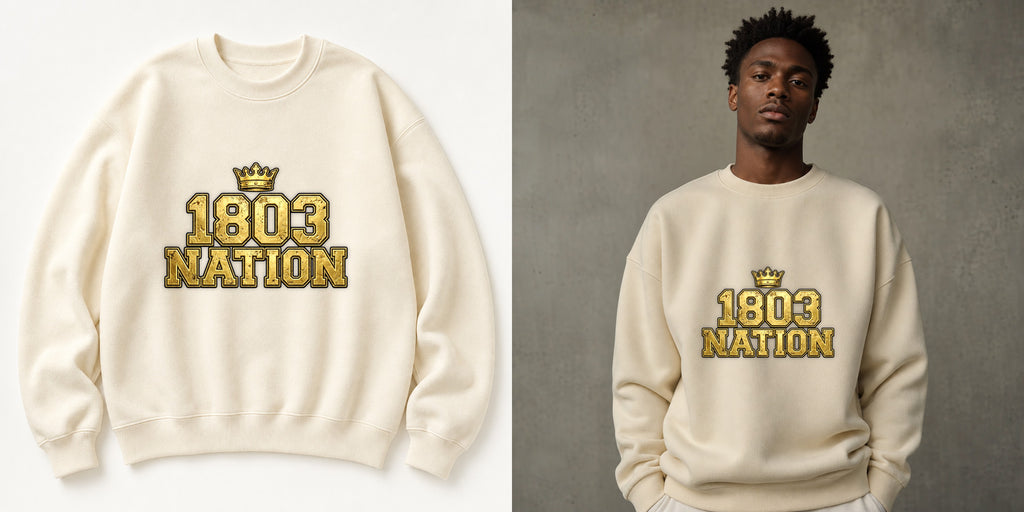 1803 Nation classic hoodie and t-shirts
