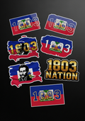 1803 Nation-Sticker pack